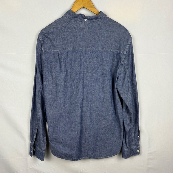 Joe's Jeans Mens Long sleeve Button Up Shirt Sz L Preppy Classic Ranch Western - Picture 4 of 10